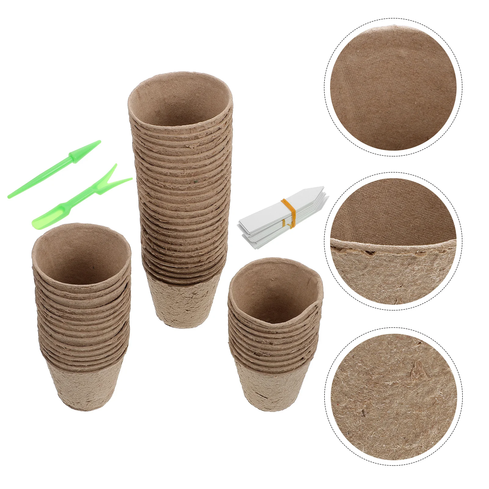 

1 Set Plant Nursery Pots Gardening Planting Containers Home Nursery Cups