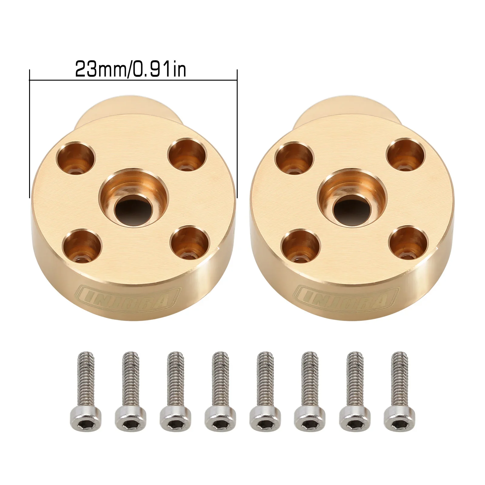 Тяжелый латунный внешний корпус портального привода крышка оси 23g для 1/24