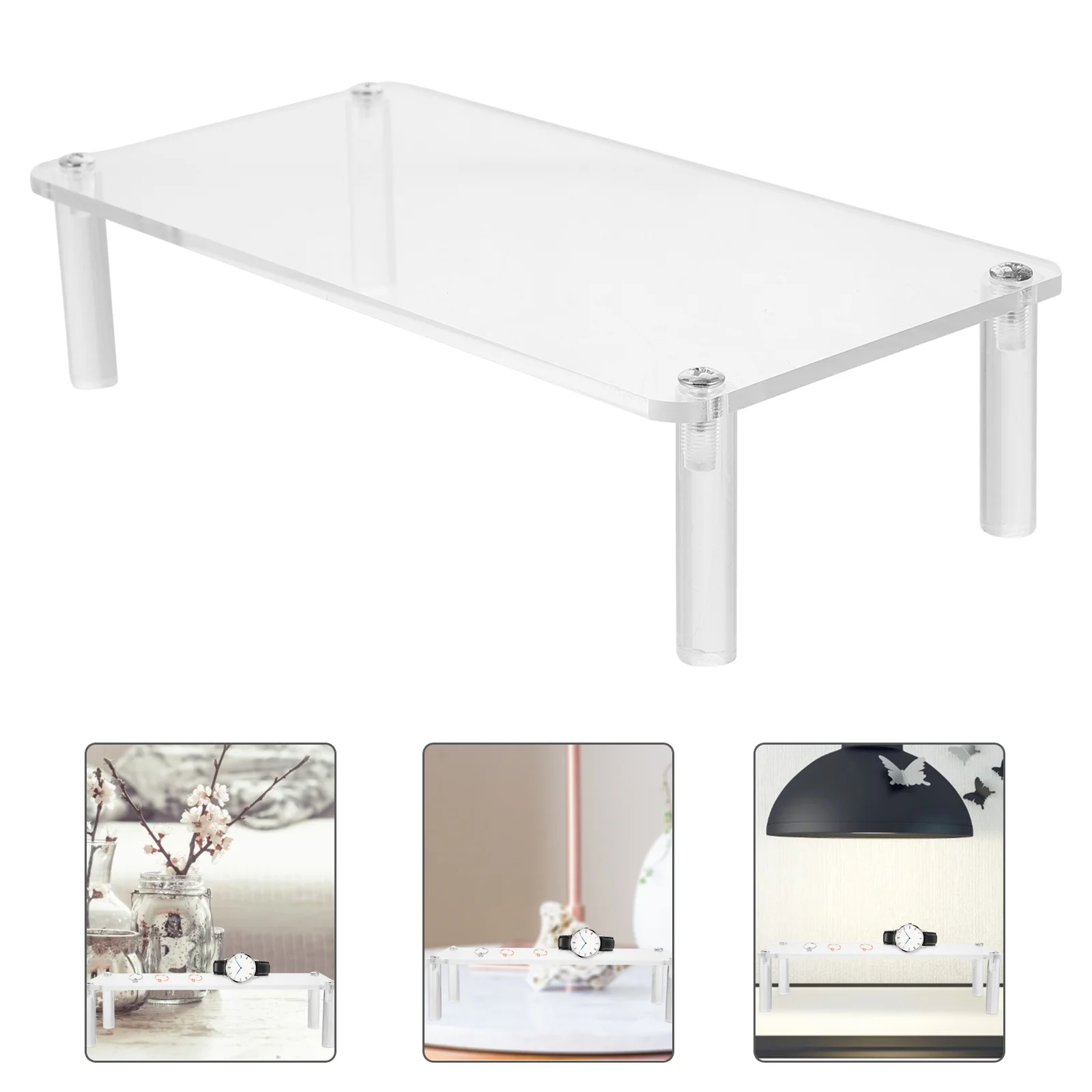 

Acrylic Display Stand Wristwatch Storage Rack Jewelry Home Holder Transparent Shelf Anti-collision Bracelet