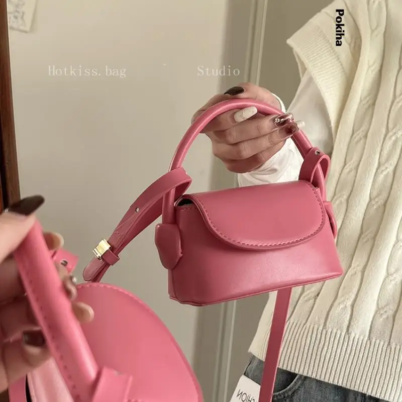 

Повседневная Универсальная женская сумка через плечо INS, модная роскошная дизайнерская сумка высокого качества, новинка 2023, кожаная простая мини-сумка на плечо