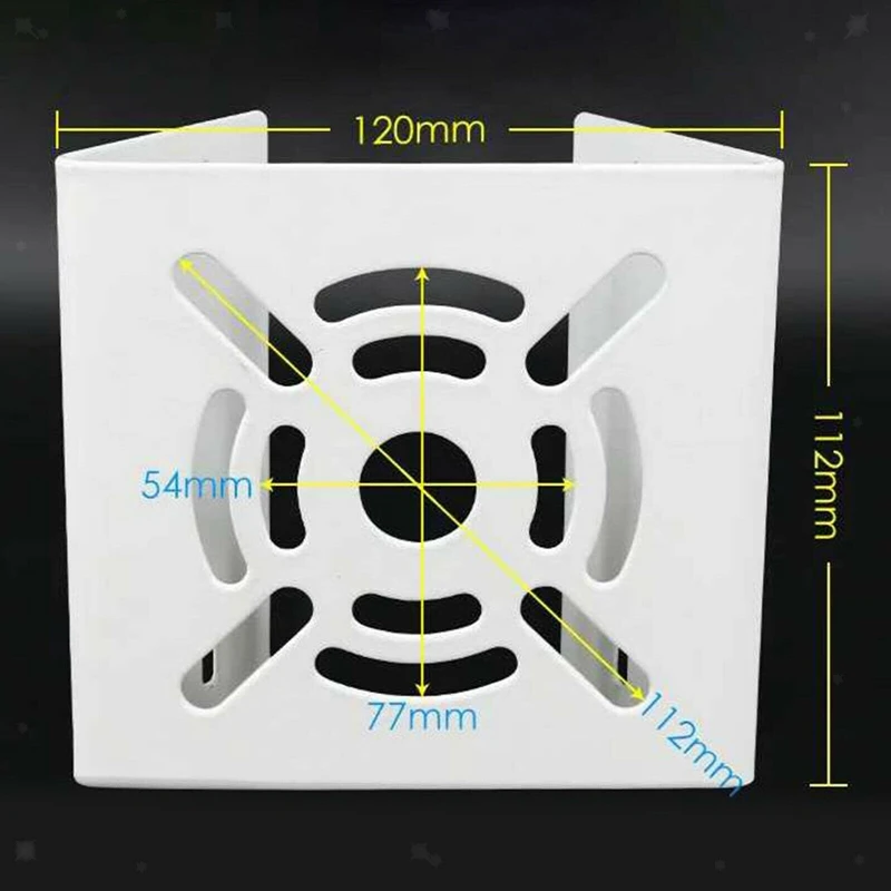 Универсальный вертикальный полюсный адаптер с 2 петлями Настенный монтажный