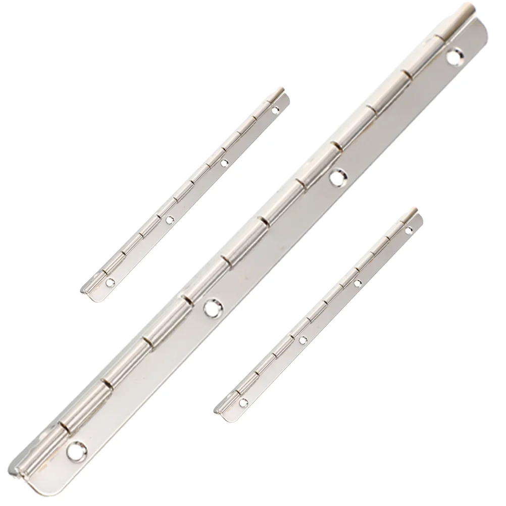 

3pcs Premium Convenient Stainless Steel Multi-use Creative Box Hinges Cabinet Hinges Piano Hinge Heavy Duty Piano Hinge for Home