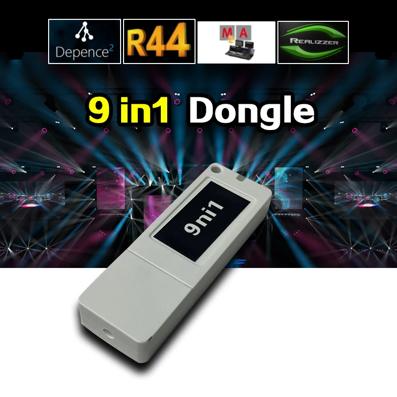 

Depence wysiwyg Stage lighting LED DMX INTERFACE DMX512 DJ Controller ArtNet DISCO dmx LIGHT /R44/MA2/Titan/ 9ni1 super dongle