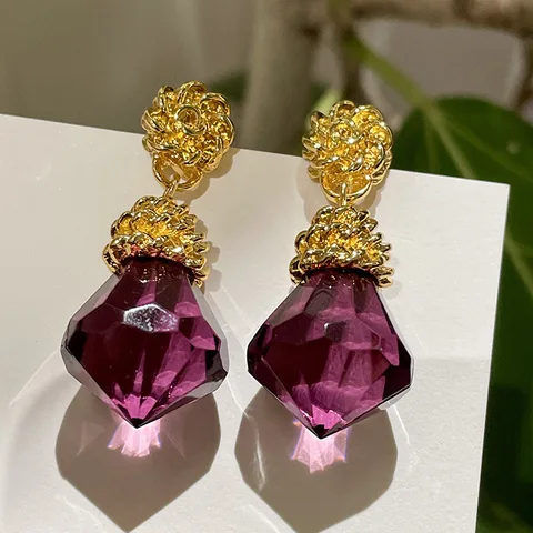 Винтажные серьги HUANZHI 2025