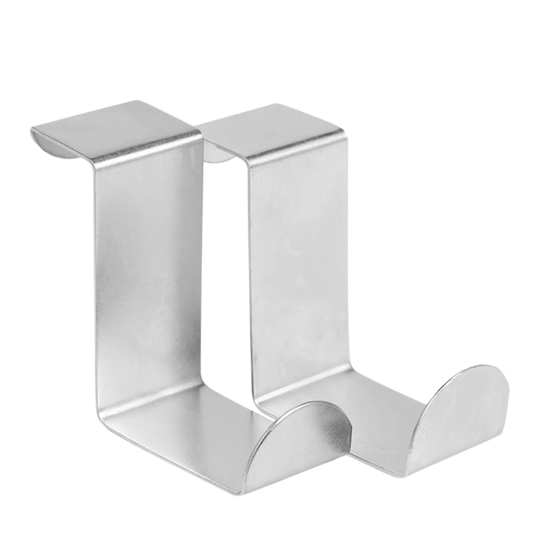

6PC Back Door Hook Stainless Steel Kitchen Cabinet Clothes Hanger Home Storage Hanger Organizer Hooks For Hanging Hook