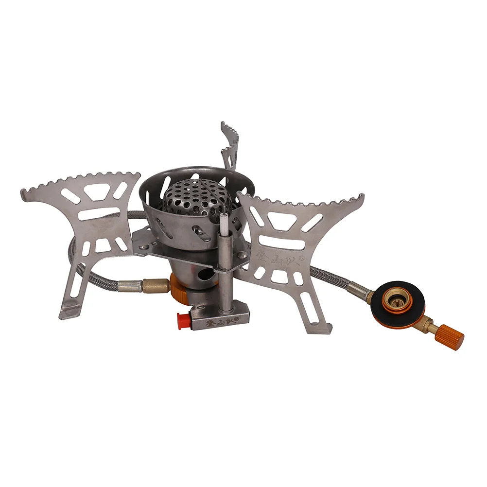 

Outdoor Gas Burner Picnic Cookware Cooking Utensils Windproof Backpacking Stove Portable Picnic Stove Camping
