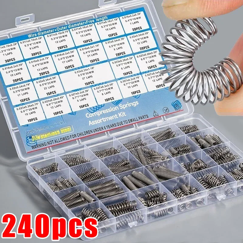 

Набор пружин сжатия из нержавеющей стали