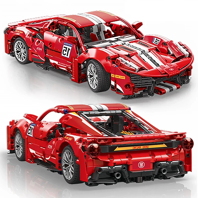 

Funnier 1324pcs Technical Racing Car Building Blocks Famous Simulation Model Speed Vehicle Bricks Assembly Toys Gifts for Boy