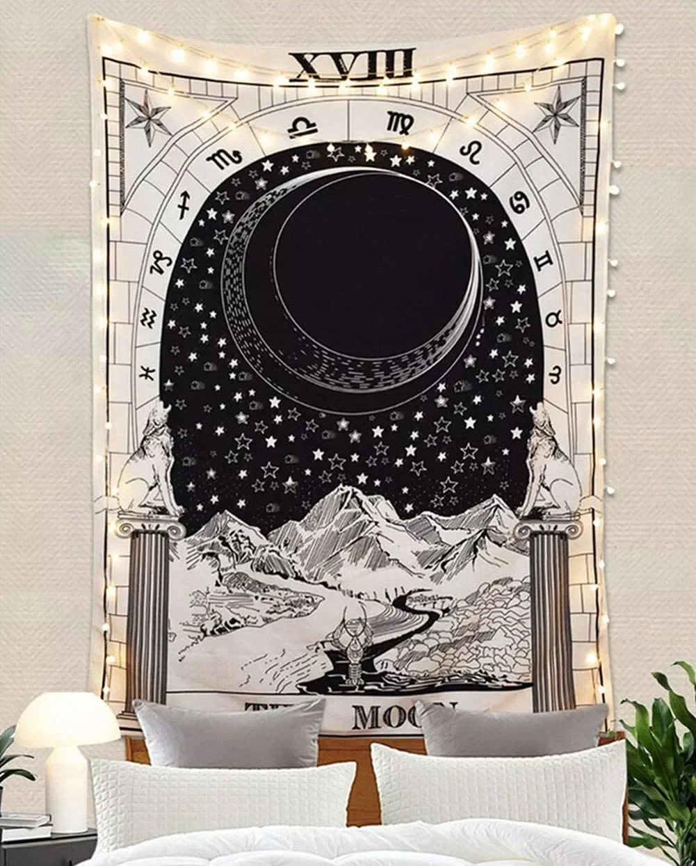 

India Mandala Tapestry Hanging Sun Moon Tarot Wall Carpet Psychedelic Tapiz Witchcraft Wall Cloth Tapestries Bedspread Beach Mat