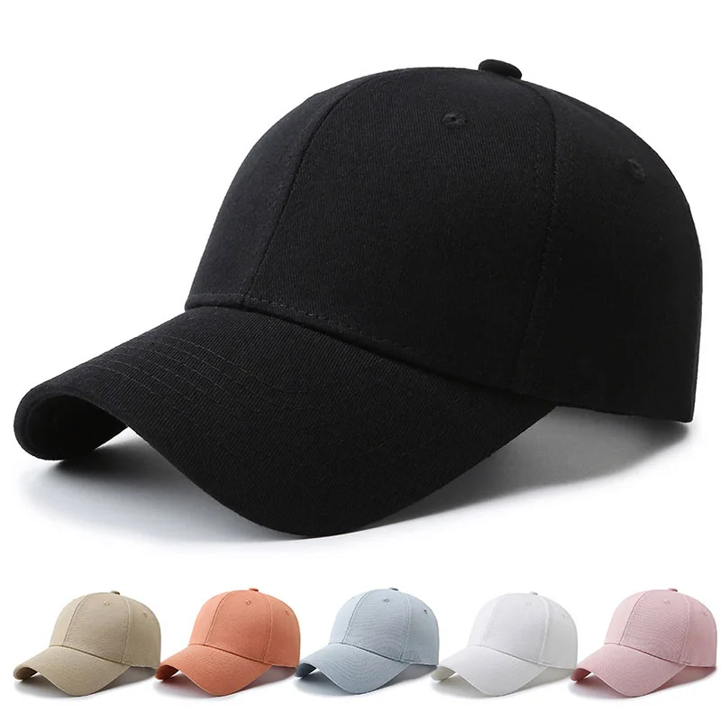 

Black Cap Solid Color Baseball Cap Snapback Caps Casquette Hats Fitted Casual Gorras Hip Hop Dad Hats For Men Women Unisex