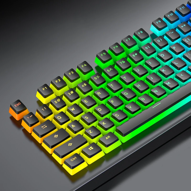 

Pudding Keycaps for Mechanical Keyboard,117 Keys,ISO Layout Compatible,PBT,OEM Profile,Double Shot,Backlit Support