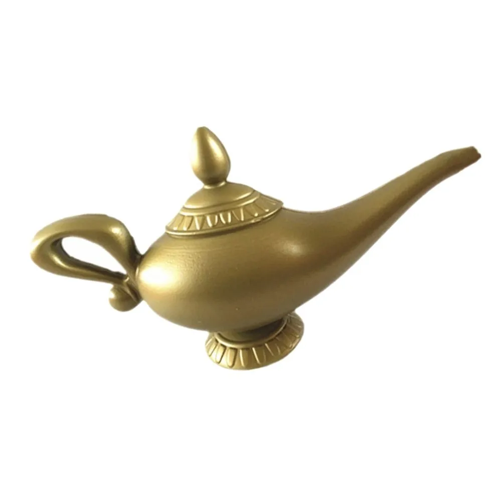 

Costume Props Aladin Lamp Jewelry Box Aladdin Lamp Shape Halloween Props Hot Room Party Ornaments Figurine Home Decor