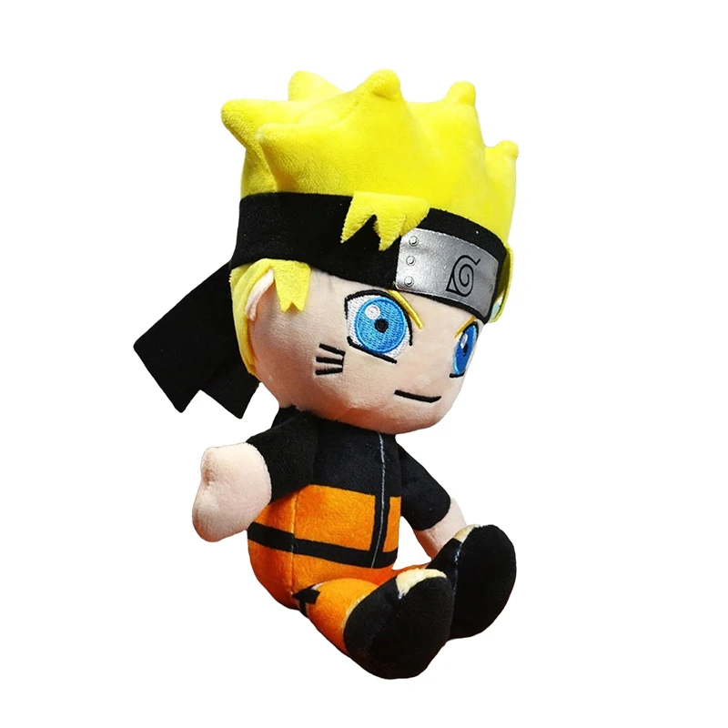 

28cm Japan Anime Figure Naruto Stuffed Plush Toys Uzumaki Naruto Cartoon Cute Doll Kids Kawaii Birthday Christmas Gifts Ornament