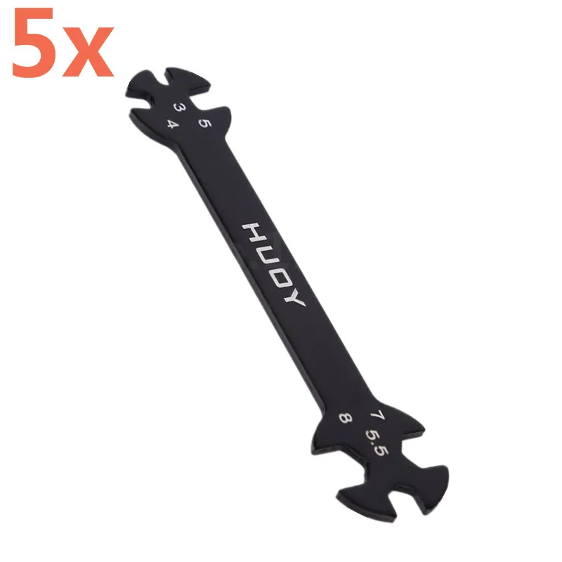 

5Pcs RC Car Parts Hudy Special Tool Wrench For Turnbuckles & Nuts 181090 3 4 5.5 7 8MM 1/5 1/8 1/10 M3 M4 M5.5 M7 M8 Nut Screw