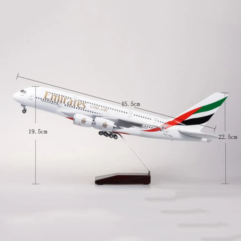 Модель самолета 1/160 масштаб 45 5 см модель 380 A380 |