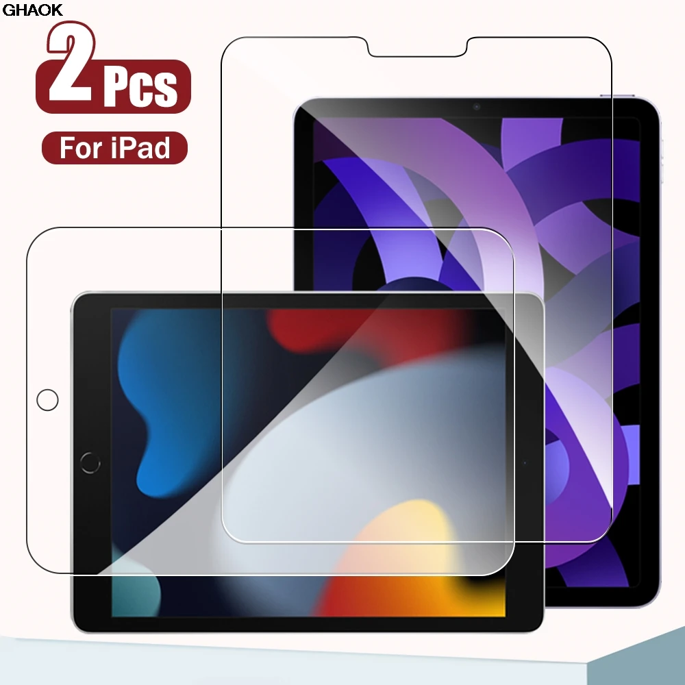 2 шт. Защитная пленка из закаленного стекла для iPad Air 5 4 Pro 13 11 12.9 Ipad 9-го поколения 10 8 7 6 5 Mini 6 10,5 9,7 M4 M2 Film (art.: 3920d0bcbe2e0) - 3920d0bcbe2e0