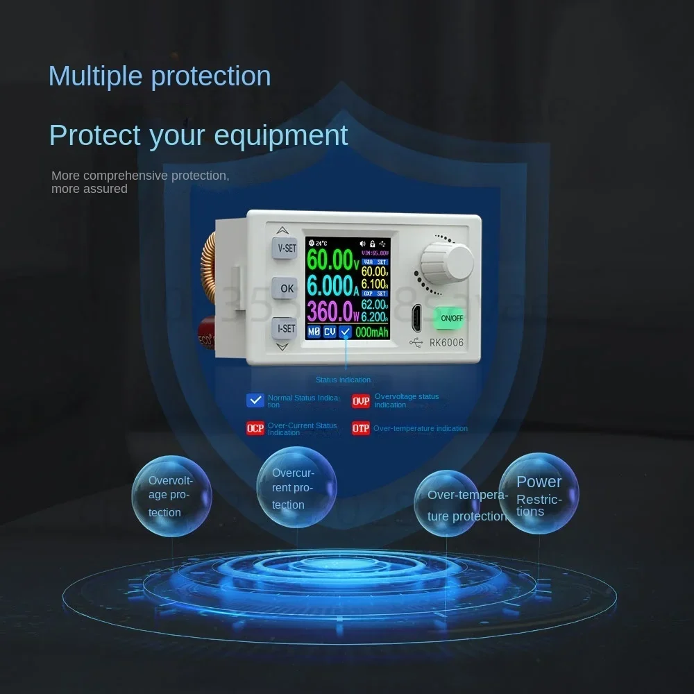 Регулируемый источник питания постоянного тока RK6006 цифровой дисплей