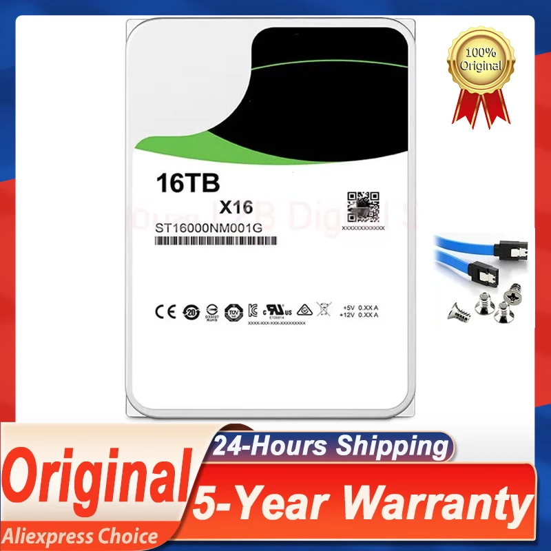 St16000nm001g Механический Жесткий Диск 16 Тб 512 Н Sata 256 Мб Кэш-памяти 3