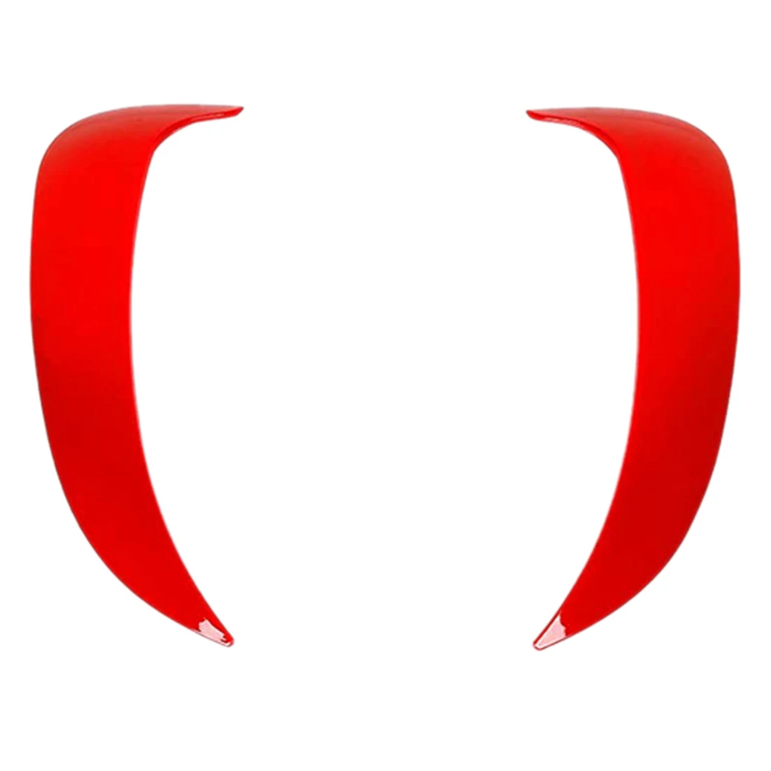 

Front Door Side Fender Scoops Fin Vents Trim ABS for Dodge Charger 2015-2021 Accessories 2PCS (Red)