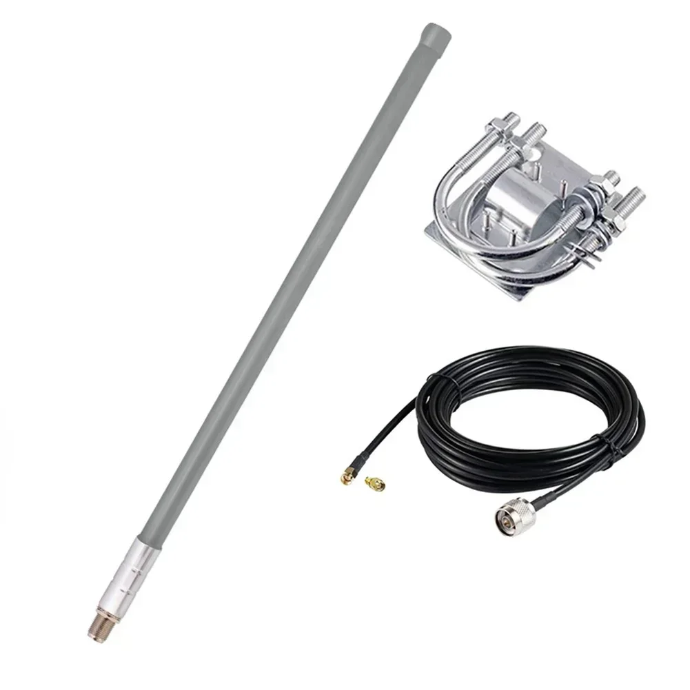 Трубка из стекловолокна 12 дБи 868 МГц настройка для гелия Omni антенна N гнездовая