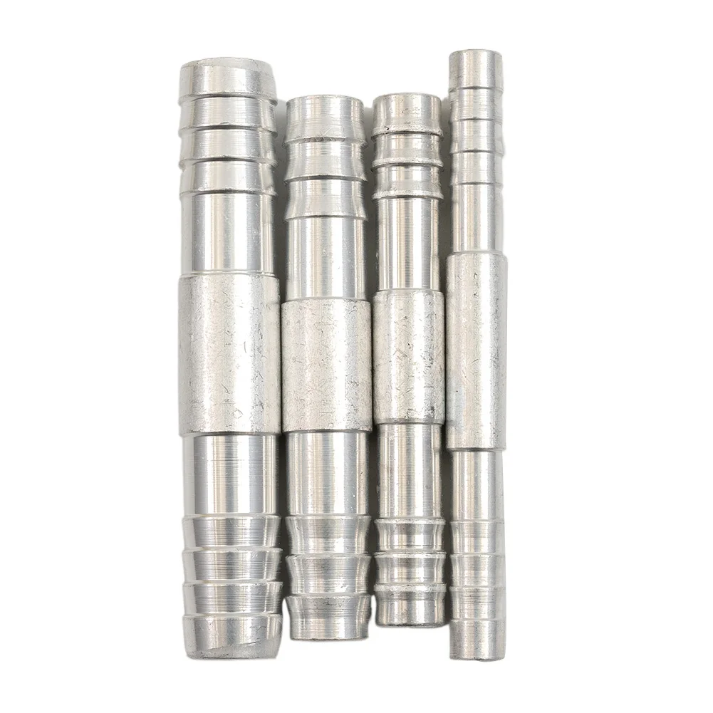 

4PCS/Set A/C Refrigerant Hose Barb Straight Splice Push In Fitting Aluminium #6 #8 #10 #1 Aluminum Car Truck Accessories