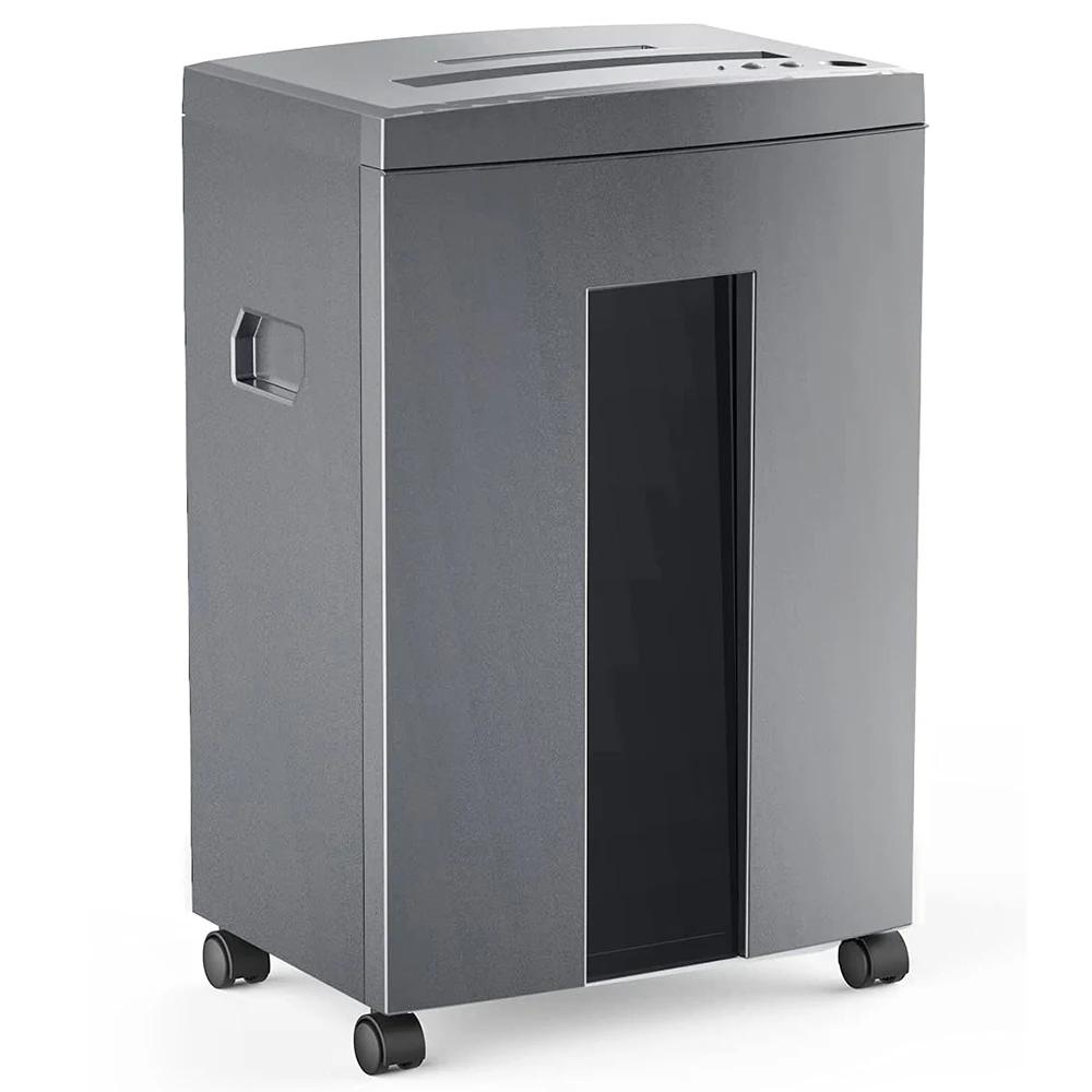 

WOLVERINE 18-Sheet 60 Mins Running Time Cross Cut Paper shredder for Home Office Heavy Duty High Security Level P-4 Grey