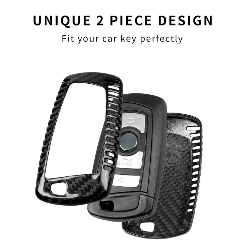 Чехол для ключа из углеродного волокна BMW защитный чехол 1 2 3 3GT 4 5 5GT 6 7 X3 X4 M2 M3 M4 M5 M6