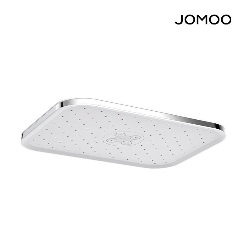 

JOMOO Square Rainfall Shower Head with Single Function Chrome Finish Top Rain Head Shower Faucet Head Bathroom Shower Accessorie