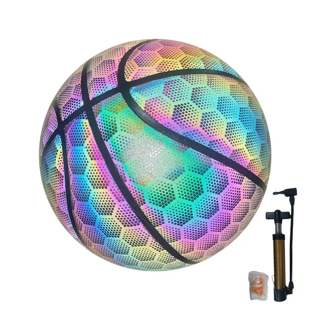 

No. 4 Night Glow Reflective Footballs Fashion Colorful Soccer With Bump For Child Adult Training A0g1