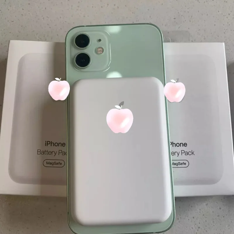 

Apple Magsafe Беспроводное зарядное устройство 12Pro Быстрая зарядка внешняя мини-зарядка тонкий портативный