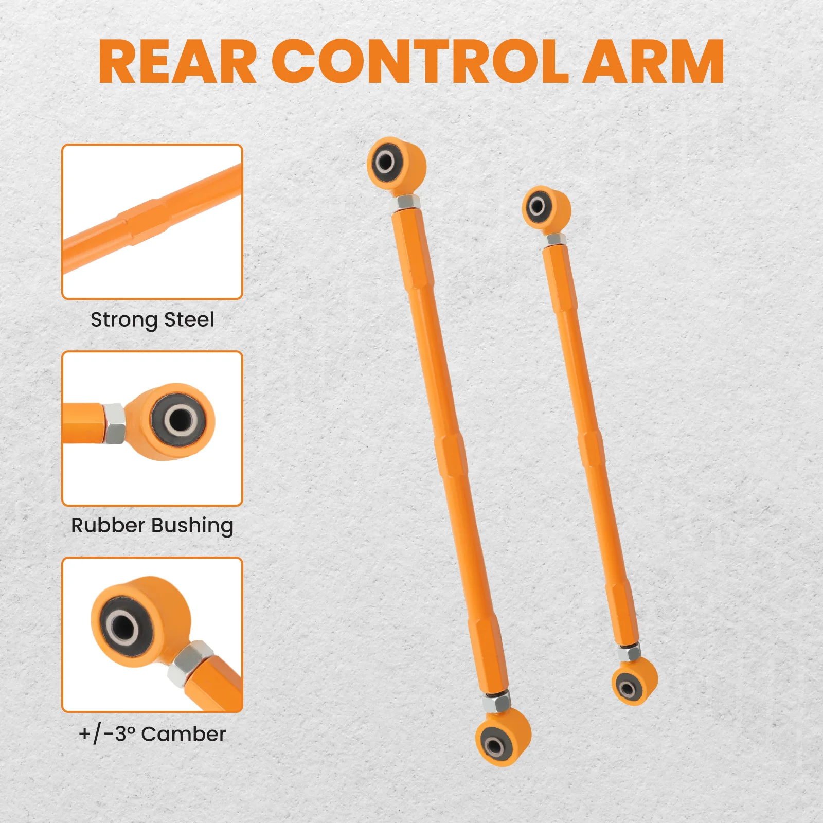 2x комплект регулируемых задних нижних рычагов развала для MINI Cooper R53 R55 R56 R57 R58 R59