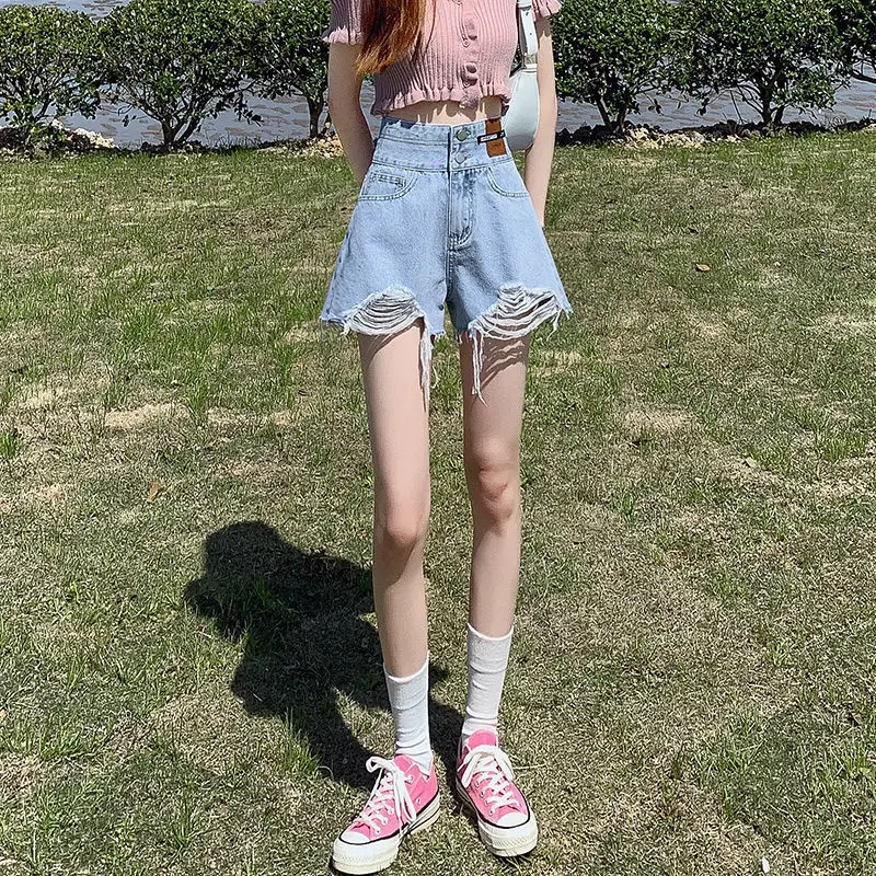 

Women's Denim Shorts Jean Korean Style 2022 Autumn Korea Ladies Sexy Short Skirts Summer Skirt Hotpants Cheap Stuff Hot Pants