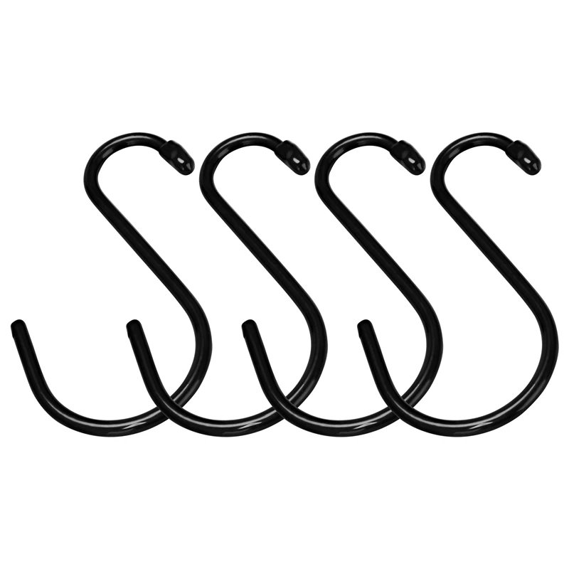 

4 шт./упаковка, большие крючки с виниловым покрытием, 6 дюймов