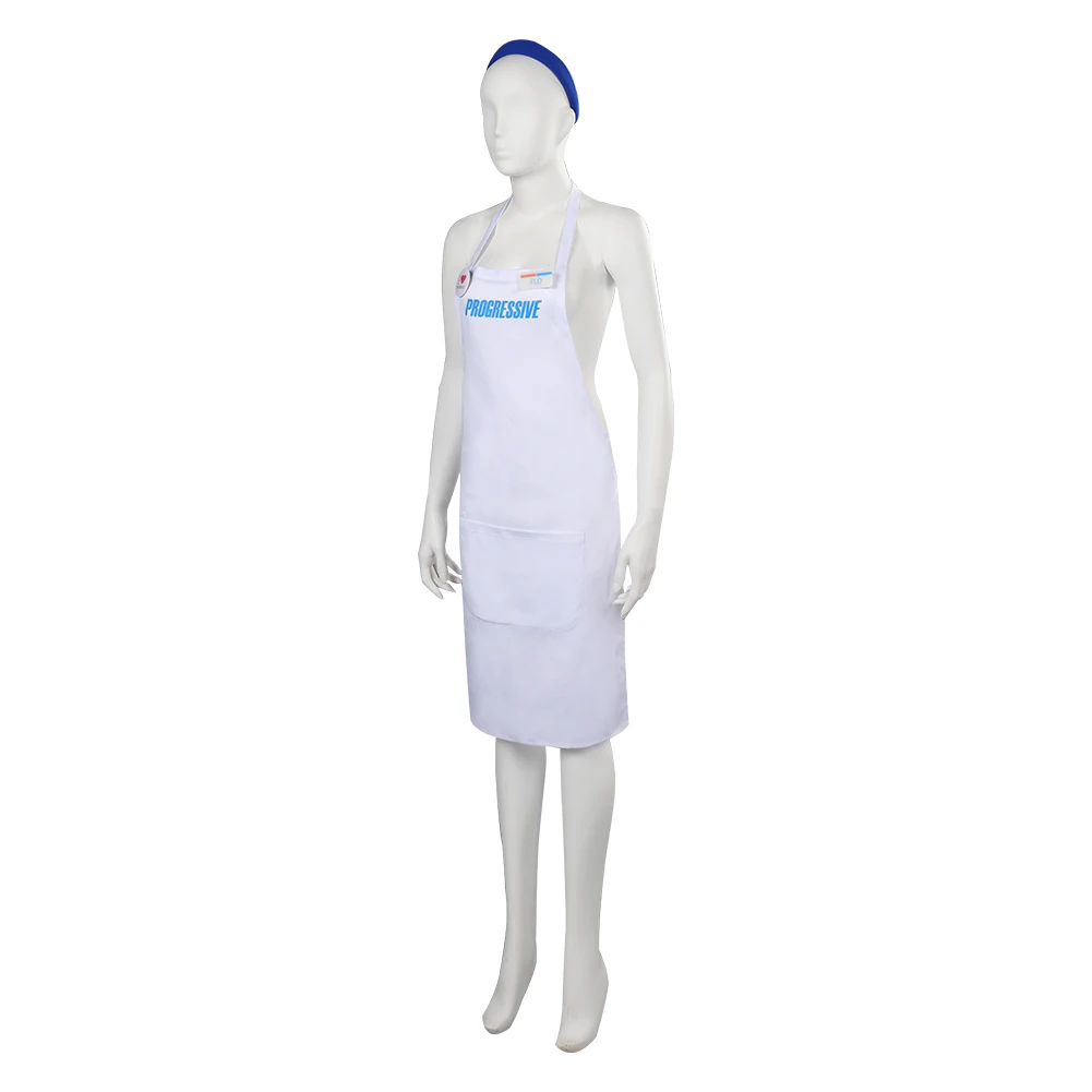 Костюм для косплея из фильма Фло фартук барбэй взрослых сумка головная повязка