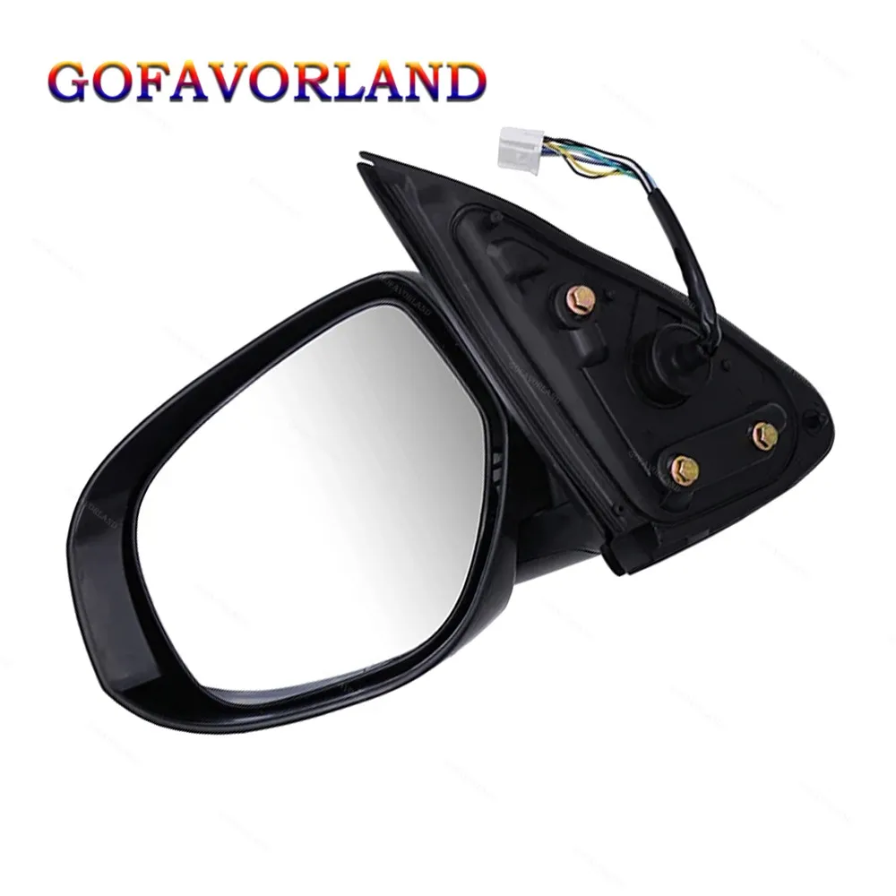 

Зеркало заднего вида 7632B587 7632B588, переднее левое или правое, в сборе, 9-контактное неокрашенное пластиковое для Mitsubishi Outlander 2013-2020