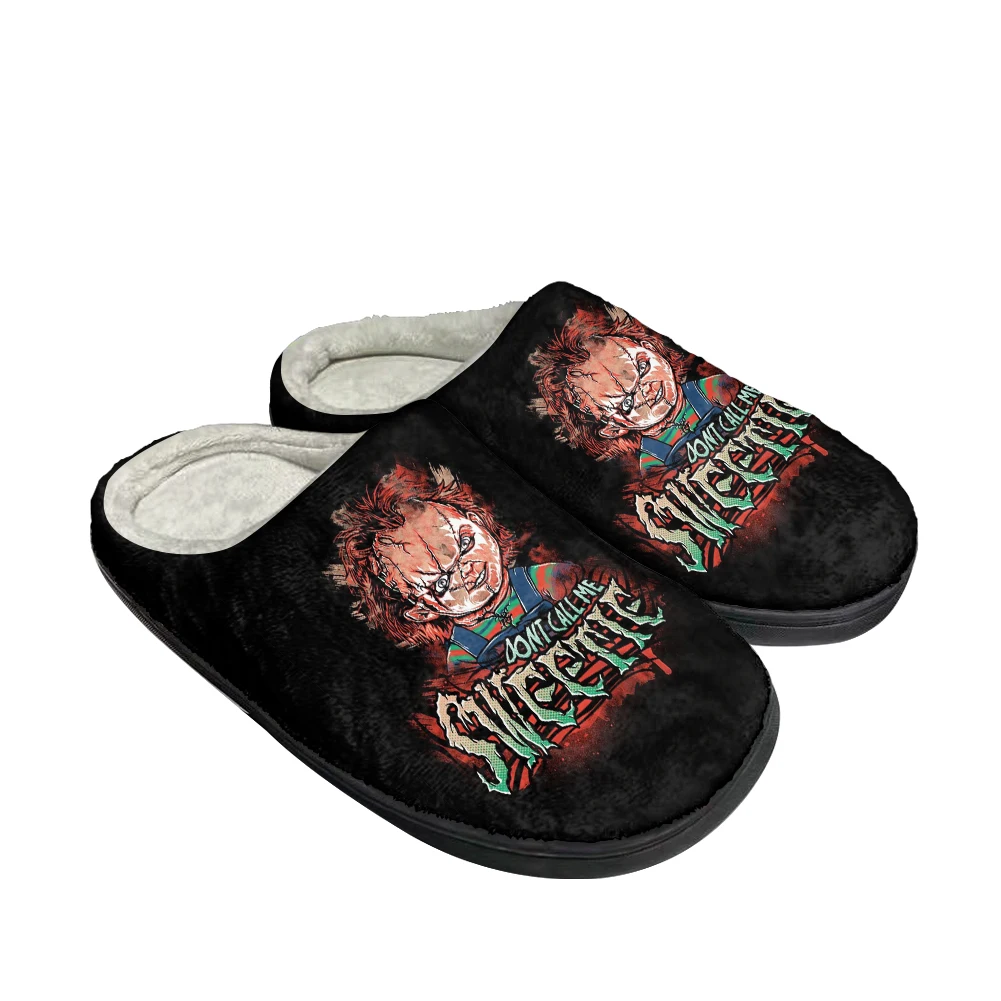 Mens Womens Sandals Plush Casual Keep Warm Shoes Thermal Com
