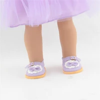 7cm fashion 43cm new baby doll cute shoes sneakers shoes for 18 inch girl dolls accessories shoes roundhead lace shoes
