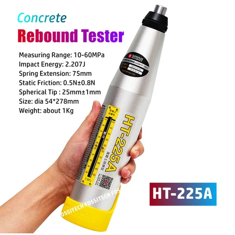 HT-225A Высокоточный прибор для проверки прочности бетона HT225A, механический прибор для проверки прочности бетона, стен, кирпича