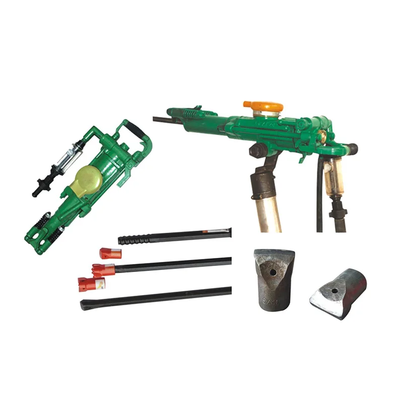 

gasoline and electric YT28 air leg pneumatic rock drill for coal mining
