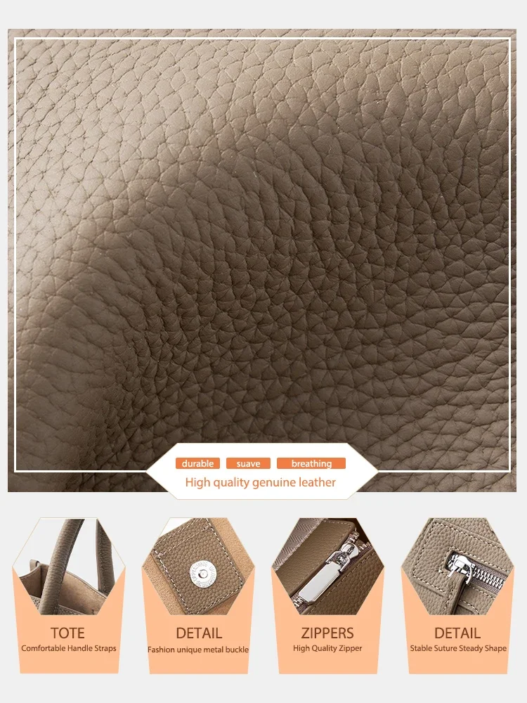 Zency 2024 Винтажная Женская Сумка Через Плечо Из Натуральной Кожи