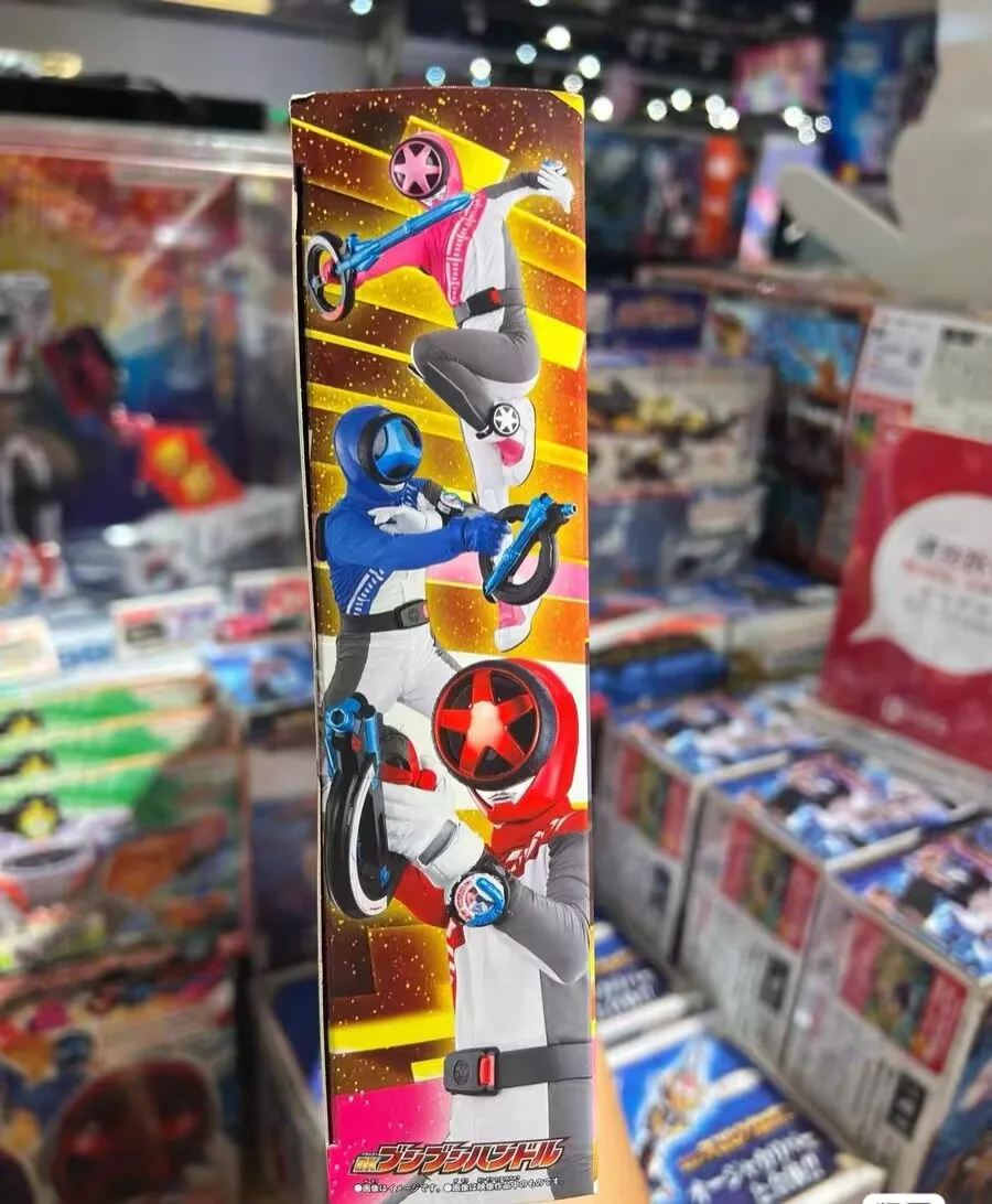 Фото Оригинальная серия Super Sentai от Bandai, BakuRanger/Bakuen-Sentai AkaRanger, модель рулевого колеса Бенбен, игрушка со звуковыми эффектами, подарки №1