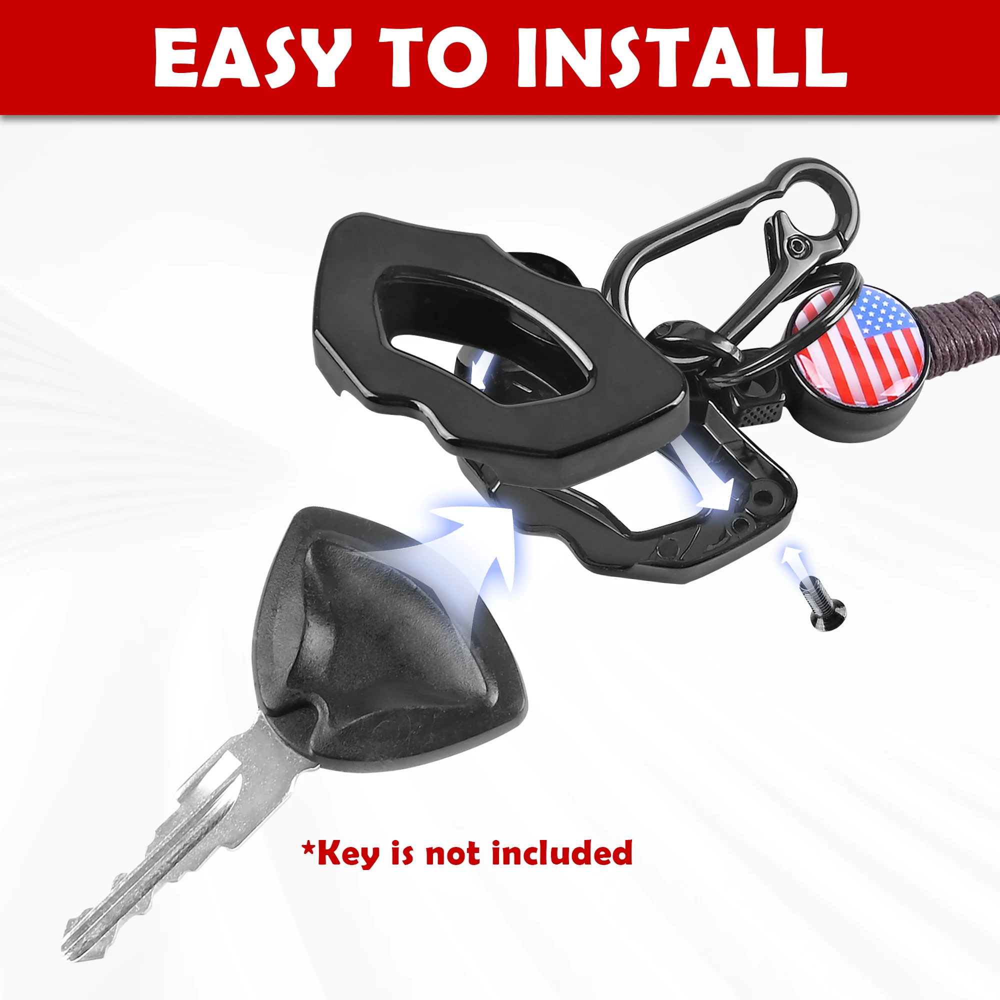 Крутой декоративный брелок для ключей US Can-Am Spyder RS RTS RT ST F3 все модели Алюминиевые