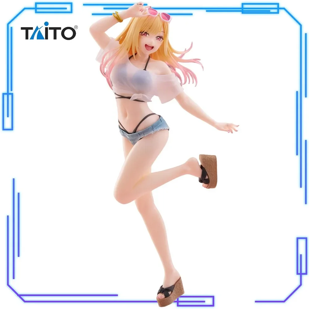 Фото В наличии: Оригинальная коллекционная фигурка Taito Coreful по аниме My Dress-Up Darling, Китагава Марин в купальнике, 18 см №1