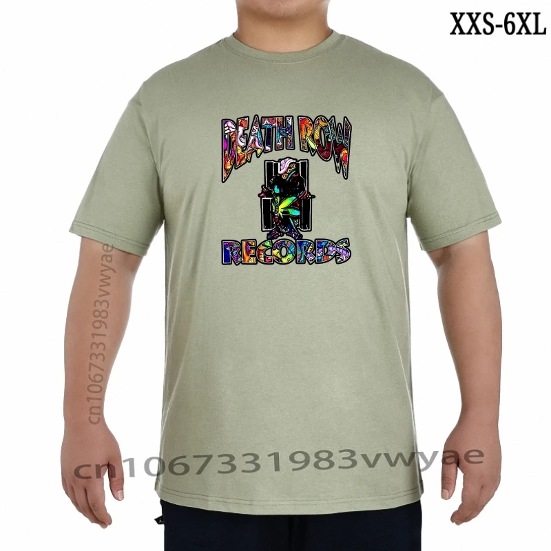 DEATHROW RECORDS LIMITED EDITION ARTWORK T SHIRT DR DRE SUGE KNIGHT  Summer Style Hip Hop Men TShirt Tops XXS-6XL