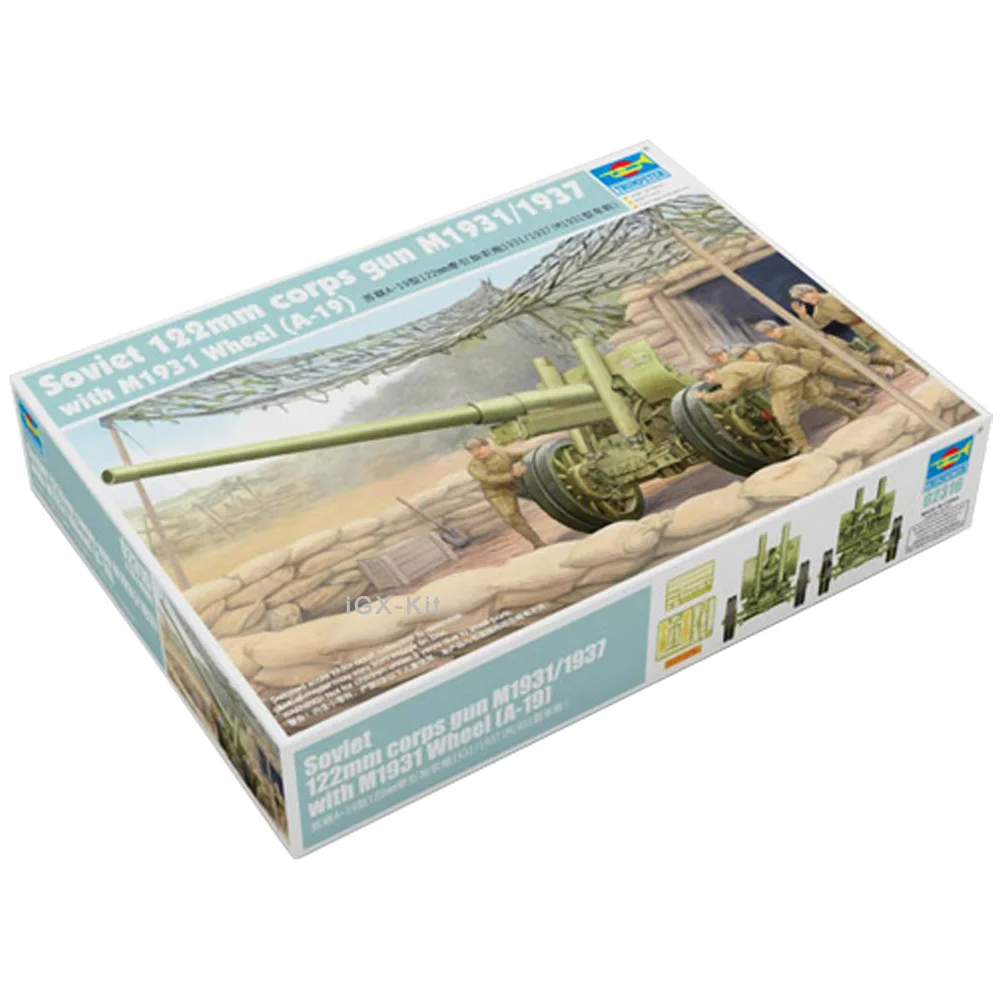 Trumpeter 02316 135 Советский 122 мм Корпус A-19 Пистолет M19311937 WM1931 Колеса Военный Подарок Пластиковая Сборка Модель Игрушка Строительный Комплект (art.: 3920cd3ff88f4) - 3920cd3ff88f4