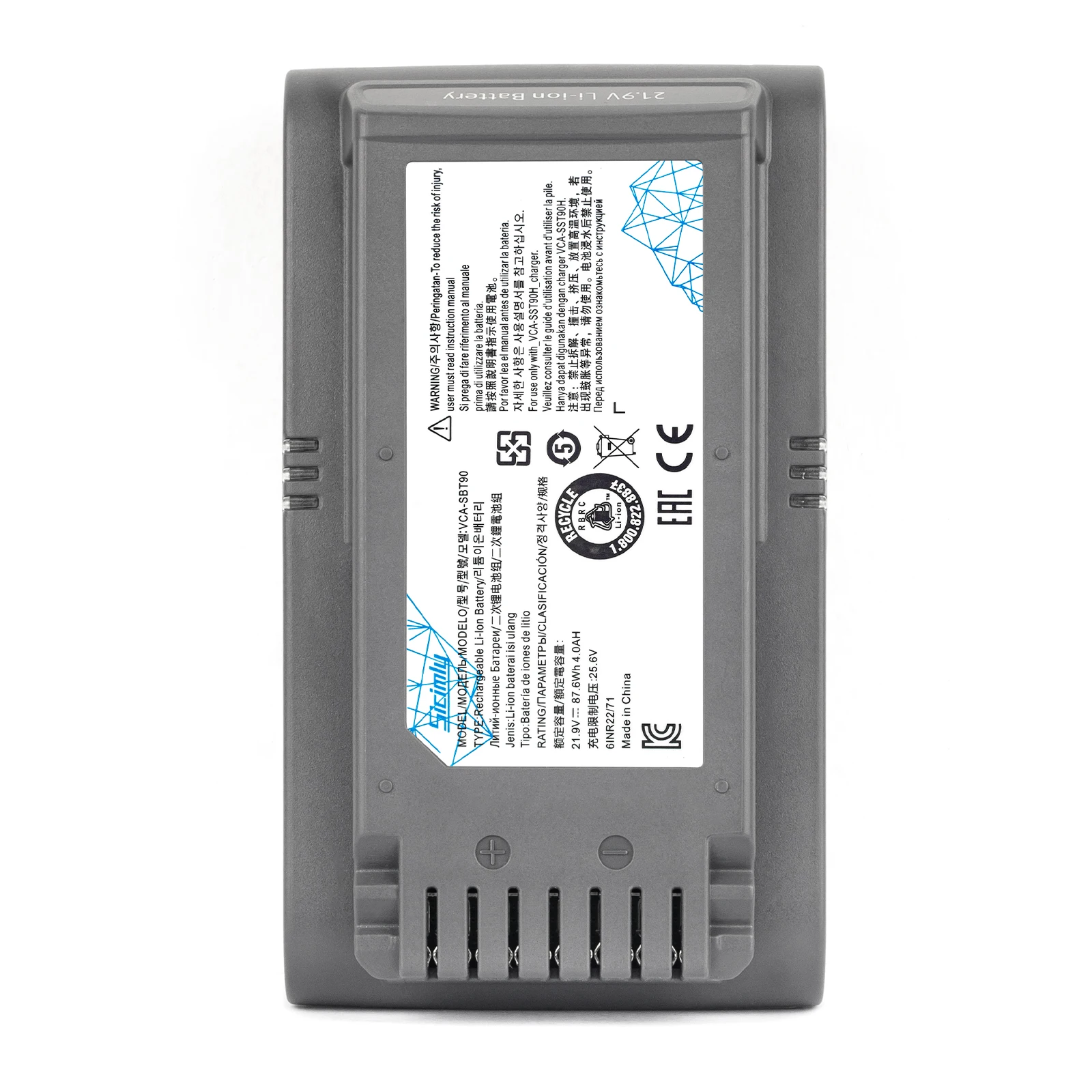Аккумулятор для пылесоса Samsung Jet 70 75+ 90+ VS9000 JET 60 серии VCA-SBTA60 VCA-SBT90E