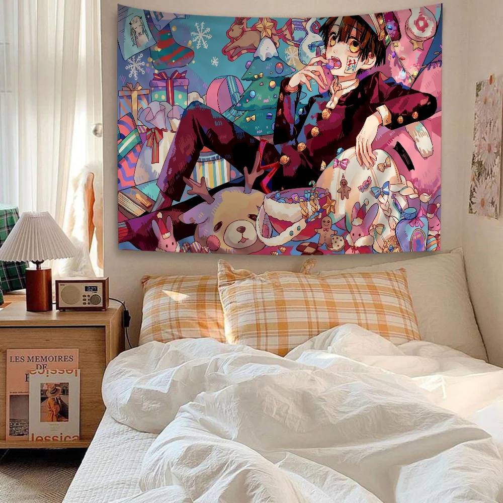 H-Hanako-kun Hanging Bohemian Tapestry Cheap Hippie Wall Tapestries Mandala Home Decor
