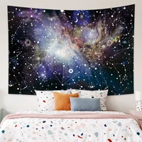 aesthetics starry tapestry galaxy wall hanging milky way wall decor night sky and tree tapestries for bedroom living room dorm