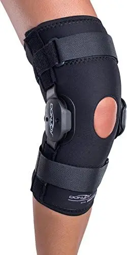 

Hinged Knee Brace, Drytex Wrap Around, Open Popliteal, Medium