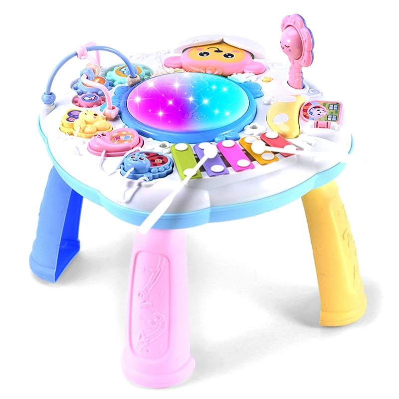 

Baby Activity Table Music Box Educational Toys Games For Babies Baby Toys With Music And Lights Interactive Learning